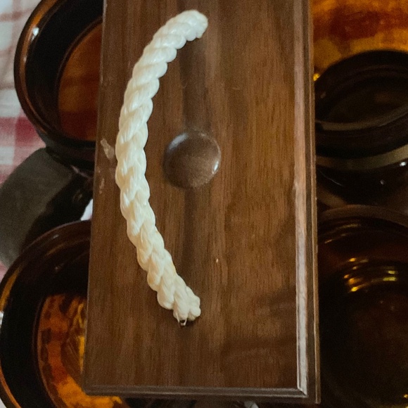 MADE IN CANADA VINTAGE GLASS MUG SET WITH WOODEN CARRY - Picture 7 of 13